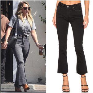 Paige Colette Crop Flare Vintage Black Jeans